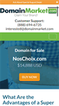 Mobile Screenshot of noschoix.com